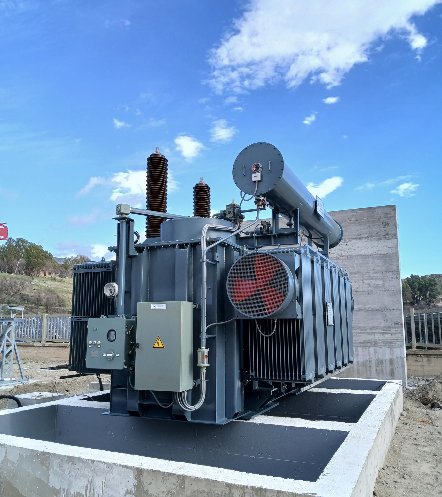 Trasformatore in fase di revamping e riqualificazione